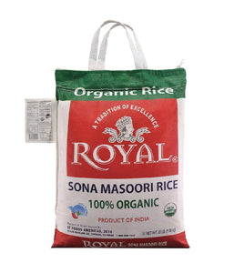 Royal Sona Masoori 100% Organic / 20 LB - Daily Fresh Grocery