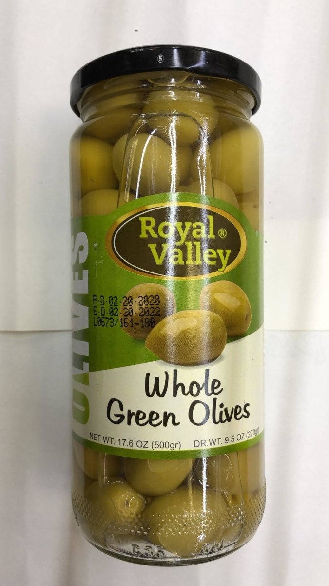 Royal Valley Whole Green Olives - 500gm - Daily Fresh Grocery