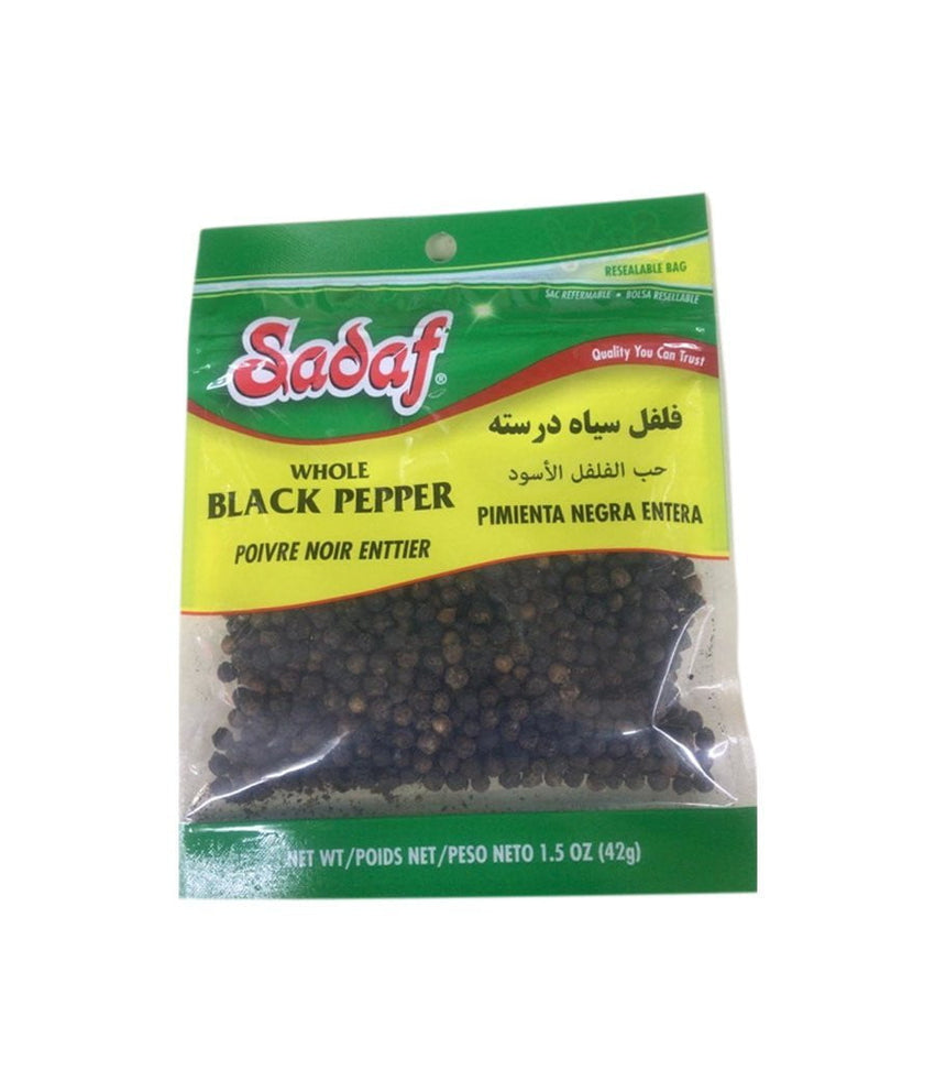 Sadaf Whole Black Pepper - 42 Gm - Daily Fresh Grocery