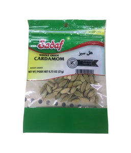 Sadaf Whole Green Cardamom - 21 Gm - Daily Fresh Grocery