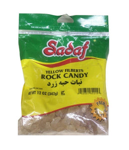 Sadaf  Yellow Filberts Rock Candy - 342 Gm - Daily Fresh Grocery
