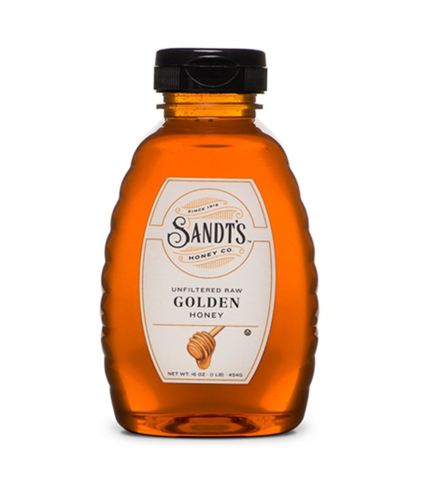 Sandt's Unfiltered Raw Golden Honey - 32 oz - Daily Fresh Grocery