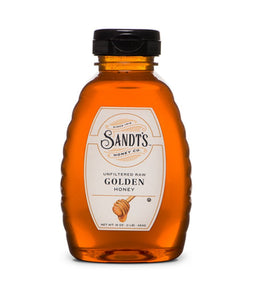Sandt's Unfiltered Raw Golden Honey - 32 oz - Daily Fresh Grocery
