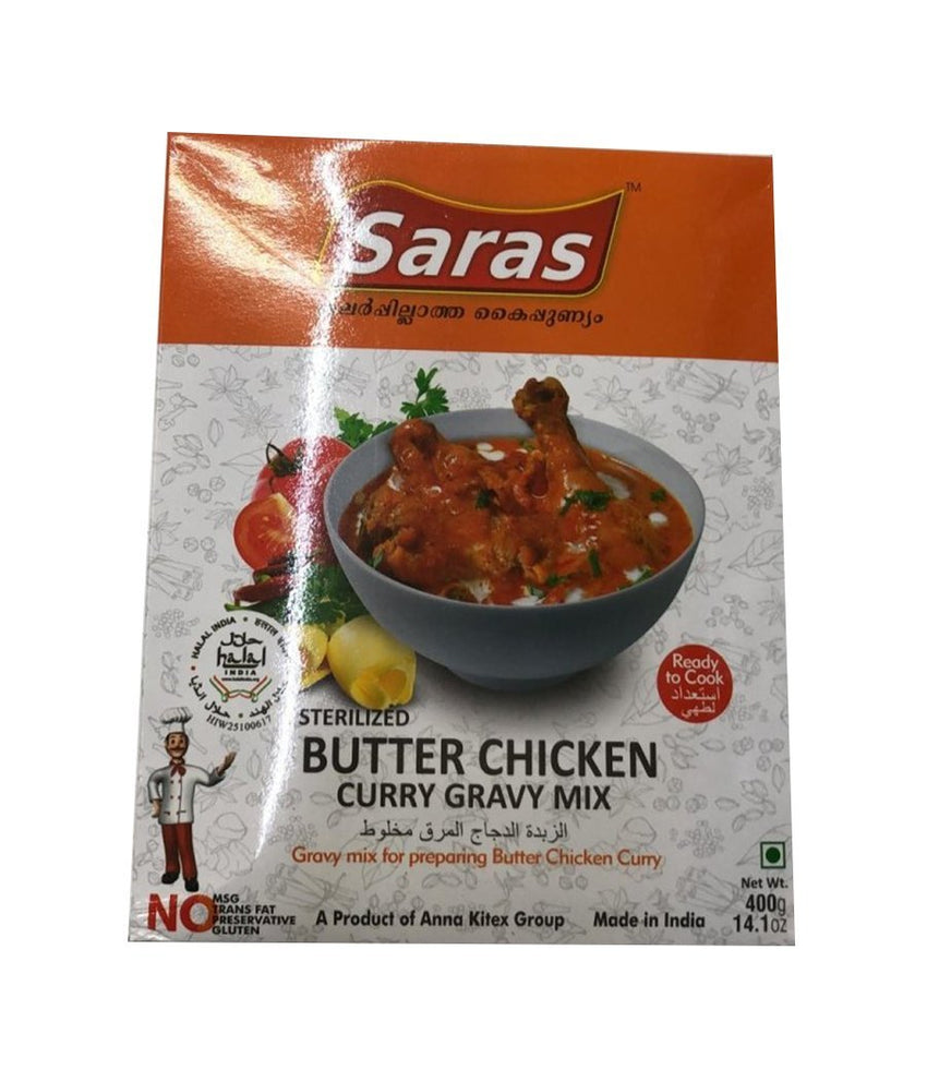 Saras Butter Chicken Curry Gravy Mix - 400gm - Daily Fresh Grocery