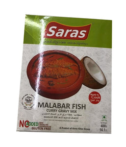 Saras Malabar Fish Curry Gravy Mix - 400gm - Daily Fresh Grocery