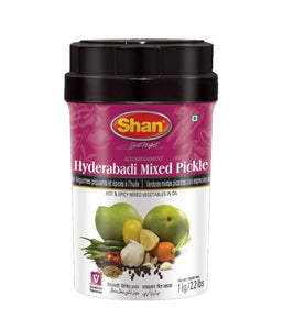 Shan Hyderabadi Mixed Pickle - 1 Kg - Daily Fresh Grocery