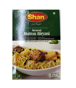 Shan Recipe & Seasoning Mix Memoni Mutton Biryani - 60gm - Daily Fresh Grocery