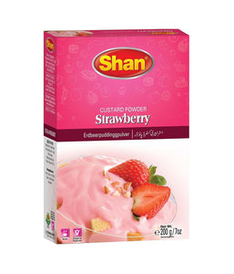 Shan Strawberry Custard Powder 200 gm - Daily Fresh Grocery