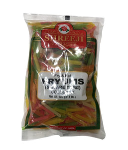 Shreeji Fryums (Square Tube) Coloured - 400 Gm - Daily Fresh Grocery