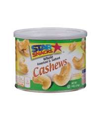 Star Snacks Whole Roasted & Salted Cashews - 170 Gm - Daily Fresh Grocery