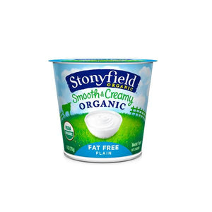 Stonyfield Organic Fat Free Plain Yogurt 32 oz / 907 gram - Daily Fresh Grocery