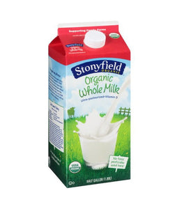 Stonyfield Organic- Organic Whole Milk Half Gallon / 1.9 litre - Daily Fresh Grocery