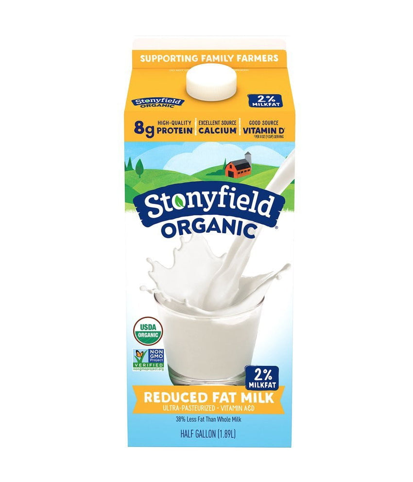 Stonyfield Organic Protein 2% Reduced Fat Milk - 1.89 Ltr - Daily Fresh Grocery