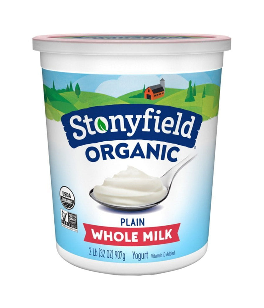Stonyfield Organic Whole Milk Plain Yogurt 32 oz / 907 gram - Daily Fresh Grocery