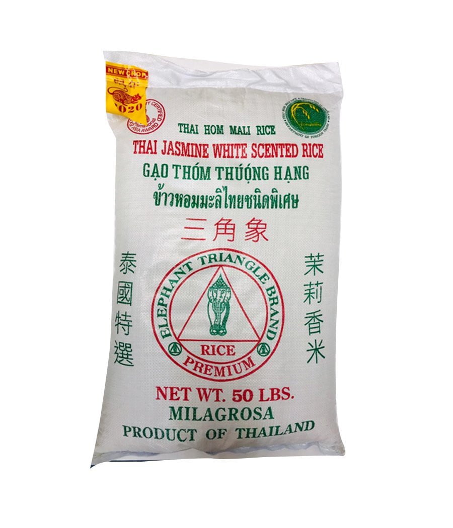 THAI JASMINE - White Scented Rice - 50Lbs
