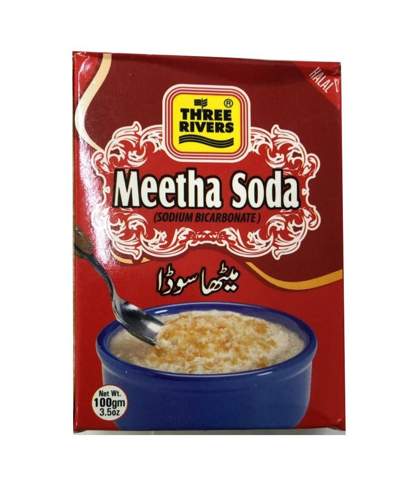 Three Rivers Meetha Soda Sodium Bicarbonate - 100gm - Daily Fresh Grocery