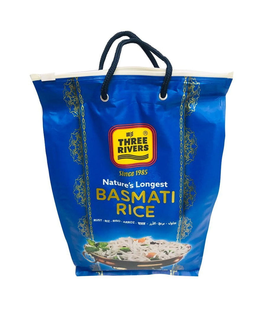 THREE RIVERS - Nature's Longest Basmati Rice -10Lbs - Daily Fresh Grocery