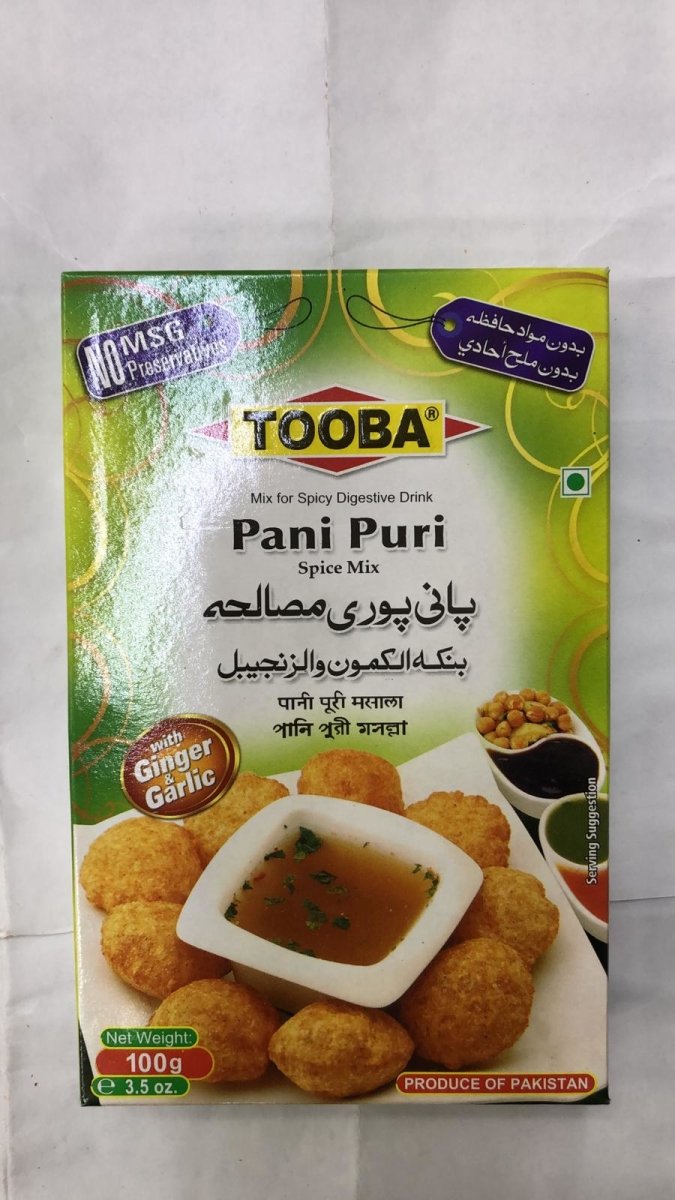 Tooba Pani Puri Spice Mix - 100gm - Daily Fresh Grocery