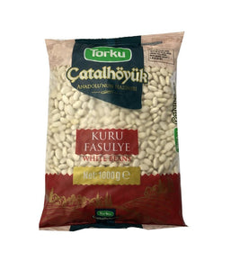Torku Catalhoyuk Kuru Fasulye White Beans - 1 Kg. - Daily Fresh Grocery