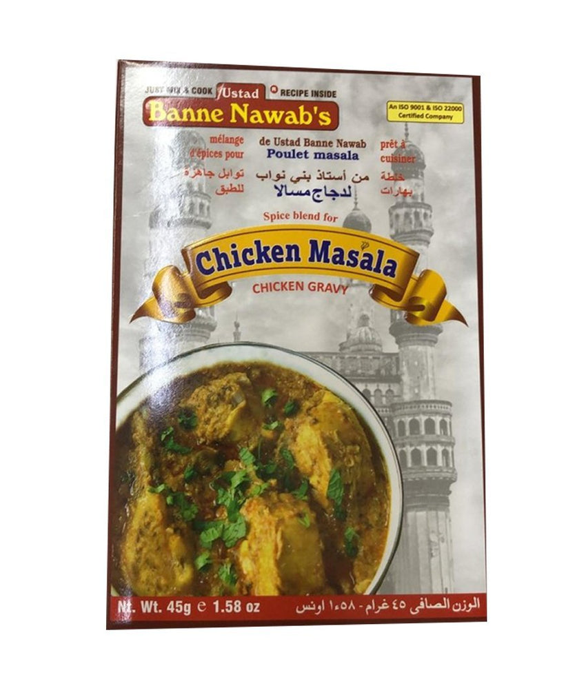 Ustad Banne Nawabs Chicken Masala - 45gm - Daily Fresh Grocery