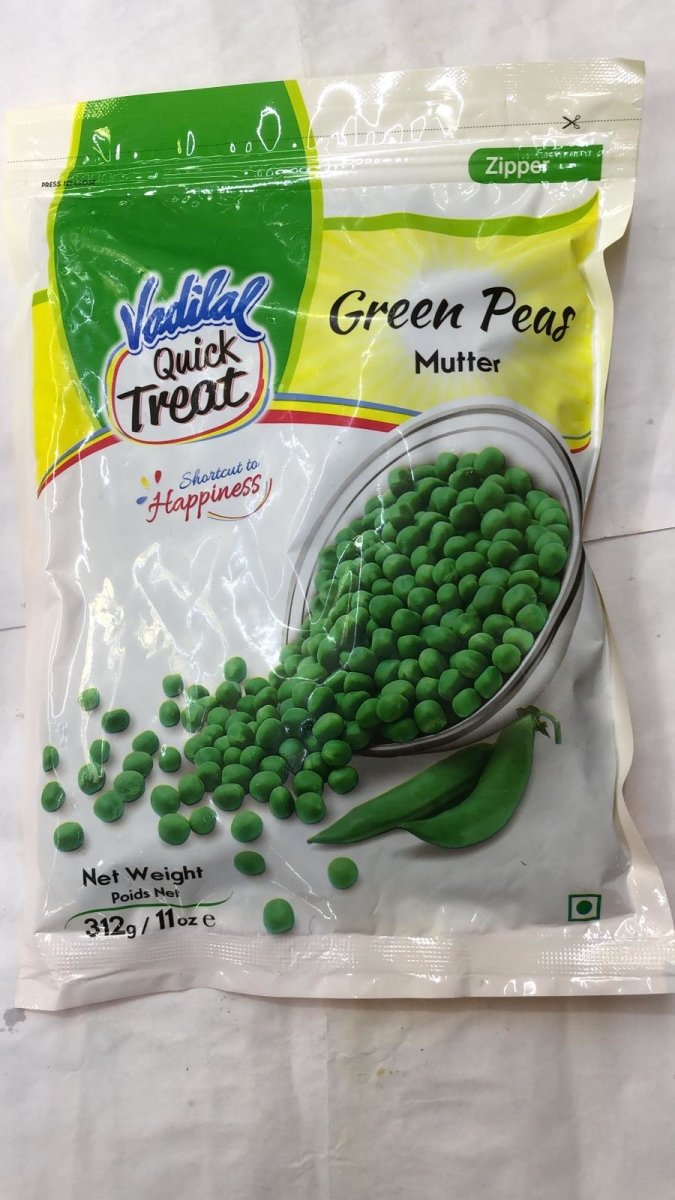 Vadilal Green Peas Mutter - 312 Gm - Daily Fresh Grocery