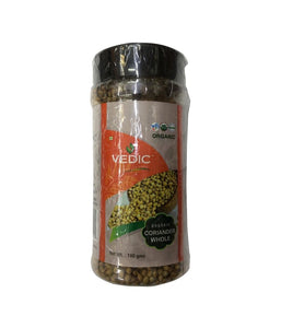 Vedic Organic Coriander Whole - 100 Gm - Daily Fresh Grocery