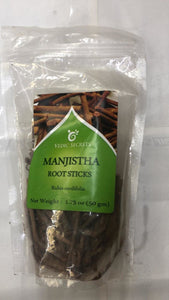 Vedic Secrets Manjistha Root Sticks - 50gm - Daily Fresh Grocery