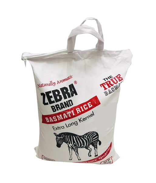 ZEBRA BRAND – Basmati Rice – Extra Long Kernel – 20Lbs